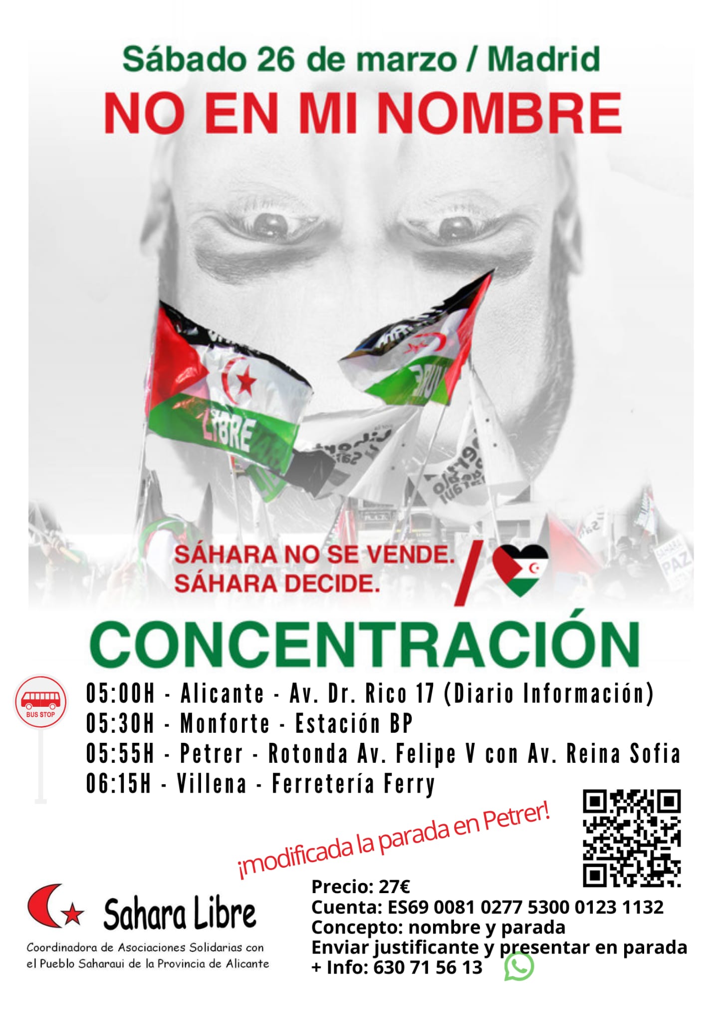 Concentracion Sahara Madrid